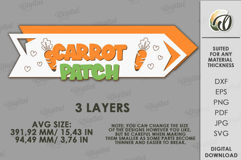 Easter Directional Sign Laser Cut. Easter Decor SVG SVG Evgenyia Guschina 