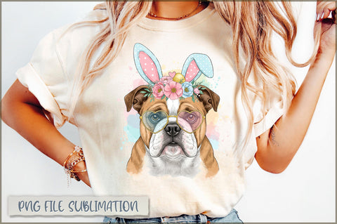 Easter Dog Coquette PNG, Watercolor Easter Sublimation Shetara Begum 