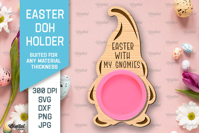 Easter Doh Holder SVG. Easter Play Doh Holder Laser Cut SVG Evgenyia Guschina 