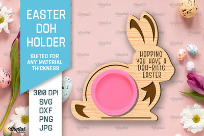 Easter Doh Holder SVG. Easter Play Doh Holder Laser Cut SVG Evgenyia Guschina 