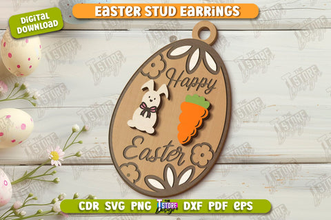 Easter Door Corner | Easter Design | Porch Decorating | Door Corner | Wall Décor | CNC File SVG The T Store Design 