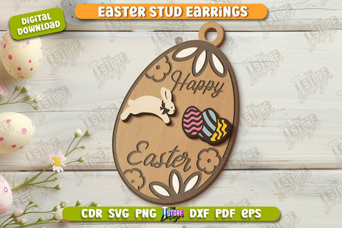 Easter Door Corner | Easter Design | Porch Decorating | Door Corner | Wall Décor | CNC File SVG The T Store Design 