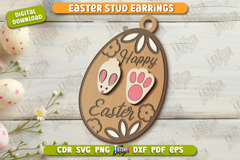 Easter Door Corner | Easter Design | Porch Decorating | Door Corner | Wall Décor | CNC File SVG The T Store Design 