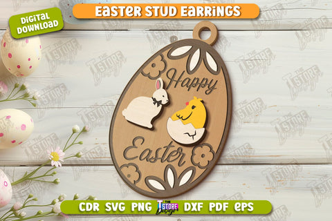 Easter Door Corner | Easter Design | Porch Decorating | Door Corner | Wall Décor | CNC File SVG The T Store Design 