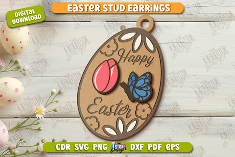 Easter Door Corner | Easter Design | Porch Decorating | Door Corner | Wall Décor | CNC File SVG The T Store Design 