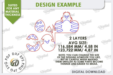 Easter Door Corner Laser Cut. Easter Home Decor SVG SVG Evgenyia Guschina 