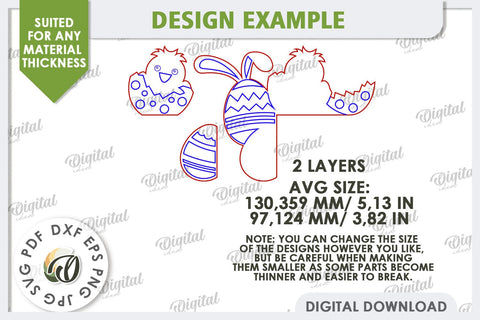 Easter Door Corner Laser Cut. Easter Home Decor SVG SVG Evgenyia Guschina 