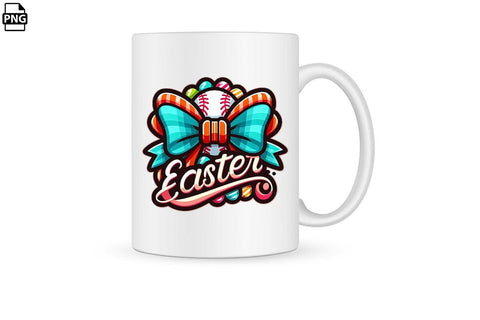 Easter Egg Baseball Coquette PNG Printable File Sublimation Creativedesigntee 
