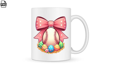 Easter Egg Baseball Coquette PNG Printable File Sublimation Creativedesigntee 