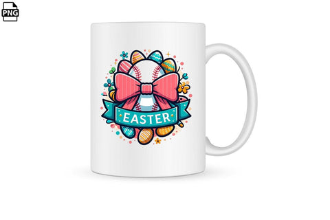 Easter Egg Baseball Coquette PNG Printable File Sublimation Creativedesigntee 