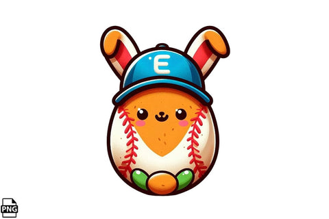 Easter Egg Baseball PNG Printable File Sublimation Creativedesigntee 
