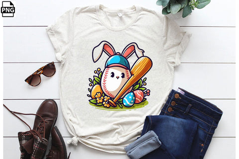 Easter Egg Baseball PNG Printable File Sublimation Creativedesigntee 