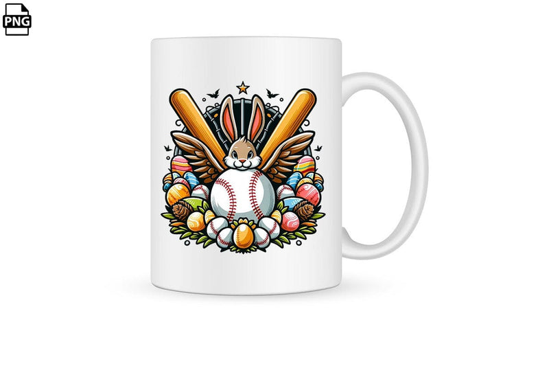 Easter Egg Baseball PNG Printable File - So Fontsy