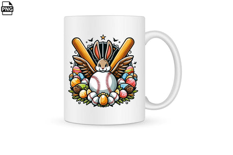 Easter Egg Baseball PNG Printable File Sublimation Creativedesigntee 