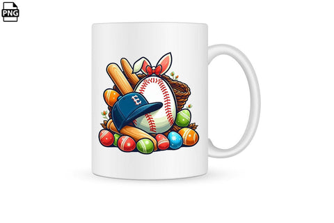 Easter Egg Baseball PNG Printable File Sublimation Creativedesigntee 