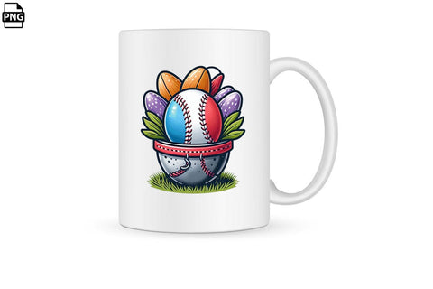 Easter Egg Baseball PNG Printable File Sublimation Creativedesigntee 