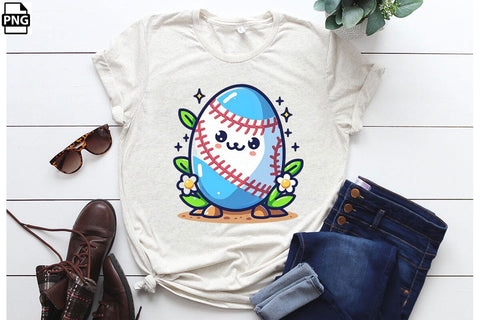 Easter Egg Baseball PNG Printable File Sublimation Creativedesigntee 