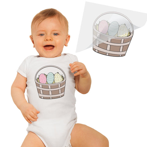 Easter Egg Basket DTF Transfer Physical So Fontsy T-Shirt Iron-On Transfer Shop