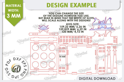 Easter Egg Basket Laser Cut. Egg Holder. 3D Easter Box SVG SVG Evgenyia Guschina 