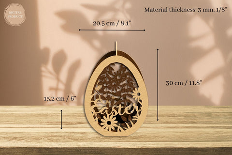 Easter Egg Basket Laser Cut SVG SvgOcean 