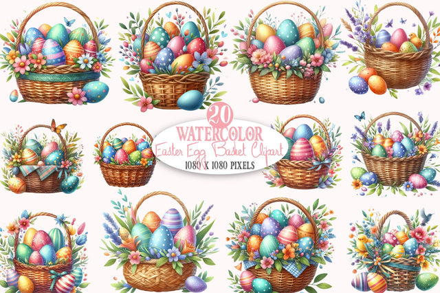 Easter Egg Basket Sublimation Clipart Sublimation SVGista 