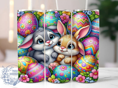 Easter Egg Bunny Tumbler, Cute Bunny Tumbler, Egg Bunny Wrap, Stylish 20oz Wrap, Sublimation Design, Trendy Gift Idea, Inspirational Easter Tumbler Sublimation ToriDesigns 