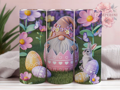 Easter Egg Gnome Tumbler, Easter Gnome Tumbler, Cute Gnome Wrap, Stylish 20oz Wrap, Sublimation Design, Trendy Gift Idea, Inspirational Easter Tumbler Sublimation Li Zamperini 