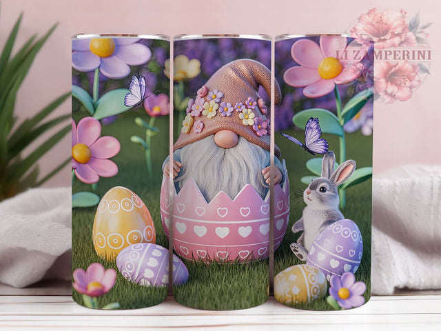 Easter Egg Gnome Tumbler, Easter Gnome Tumbler, Cute Gnome Wrap, Stylish 20oz Wrap, Sublimation Design, Trendy Gift Idea, Inspirational Easter Tumbler Sublimation Li Zamperini 