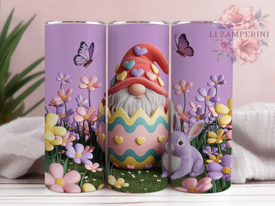 Easter Egg Gnome Tumbler, Easter Gnome Tumbler, Cute Gnome Wrap, Stylish 20oz Wrap, Sublimation Design, Trendy Gift Idea, Inspirational Easter Tumbler Sublimation Li Zamperini 