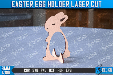 Easter Egg Holder | Laser Cutting File | CNC File SVG Fly Design 