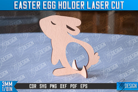 Easter Egg Holder | Laser Cutting File | CNC File SVG Fly Design 