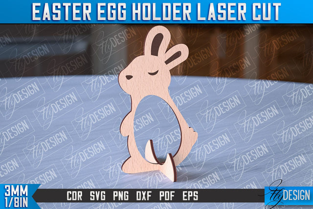 Easter Egg Holder | Laser Cutting File | CNC File SVG Fly Design 