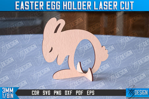 Easter Egg Holder | Laser Cutting File | CNC File SVG Fly Design 
