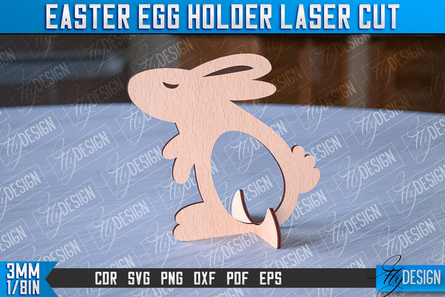 Easter Egg Holder | Laser Cutting File | CNC File SVG Fly Design 