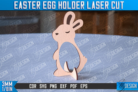 Easter Egg Holder | Laser Cutting File | CNC File SVG Fly Design 