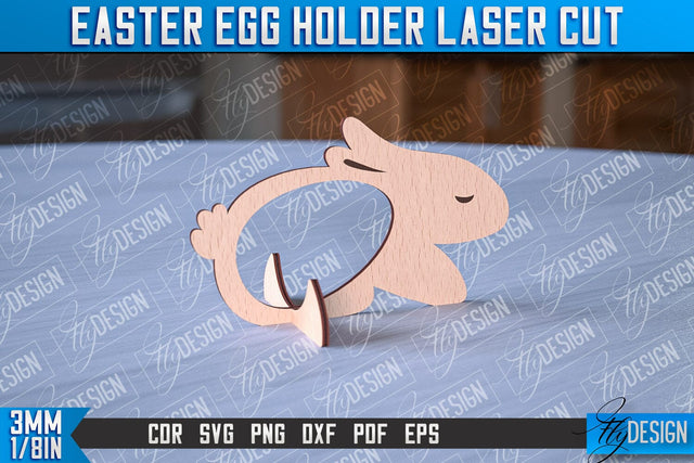 Easter Egg Holder | Laser Cutting File | CNC File SVG Fly Design 