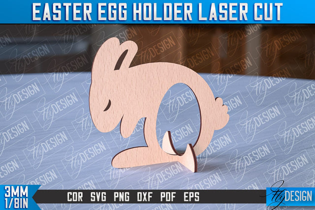 Easter Egg Holder | Laser Cutting File | CNC File SVG Fly Design 