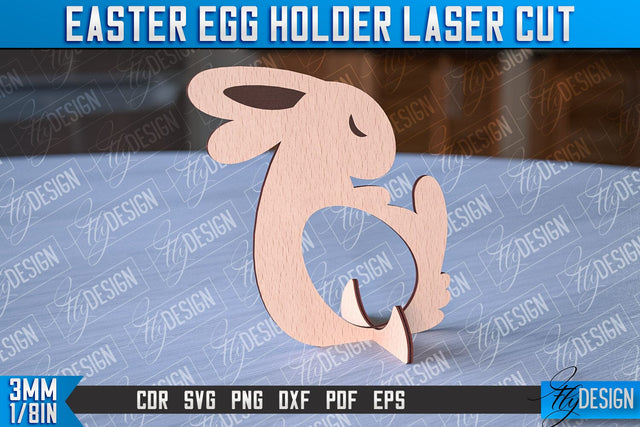 Easter Egg Holder | Laser Cutting File | CNC File SVG Fly Design 