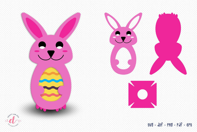 Easter Egg Holder SVG | Bunny SVG SVG CraftLabSVG 