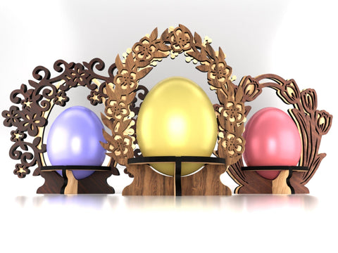 Easter Egg Holders Set SVG LaserCutano 