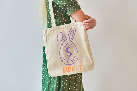 Easter Egg Monogram Font AEN Creative Store 