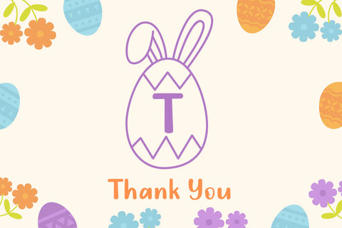 Easter Egg Monogram Font AEN Creative Store 