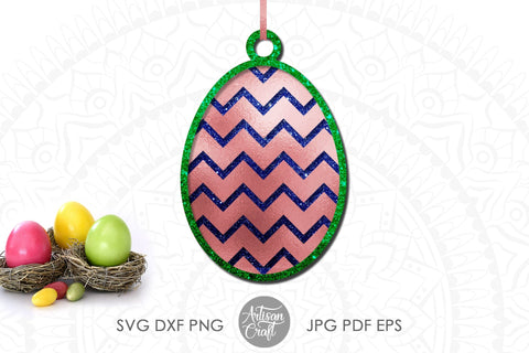 Easter egg ornament SVG Artisan Craft SVG 