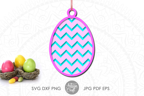 Easter egg ornament SVG Artisan Craft SVG 