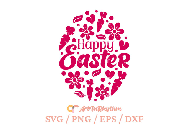 Easter Egg svg, Happy Easter day svg SVG Artinrhythm shop 