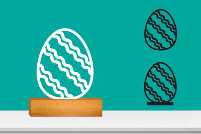 Easter Egg SVG Laser file, Plotter file SVG zafrans studio 