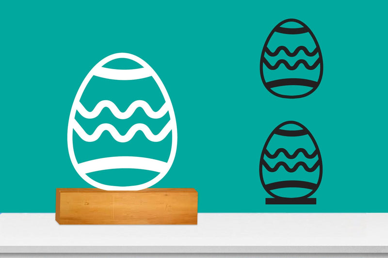 Easter Egg SVG Laser file, Plotter file SVG zafrans studio 