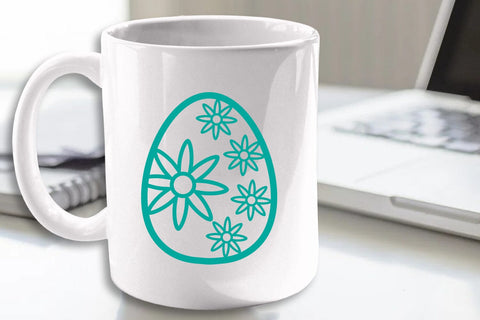 Easter Egg SVG Laser file, Plotter file SVG zafrans studio 
