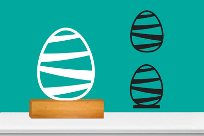 Easter Egg SVG Laser file, Plotter file SVG zafrans studio 
