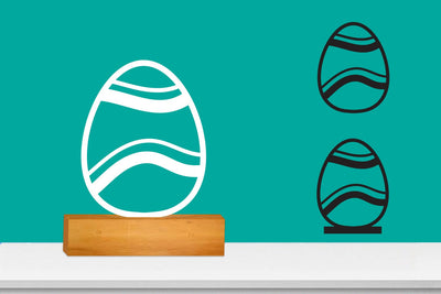 Easter Egg SVG Laser file, Plotter file SVG zafrans studio 